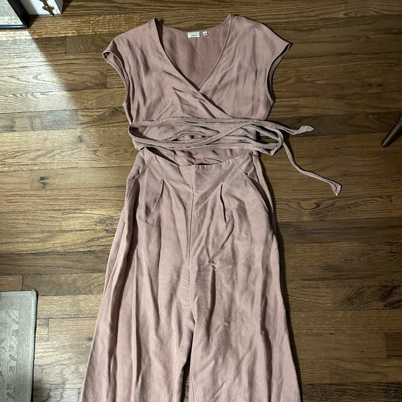 Aritzia Wilfred Brax Jumpsuit in Nutmeg 2 - Picture 4 of 7